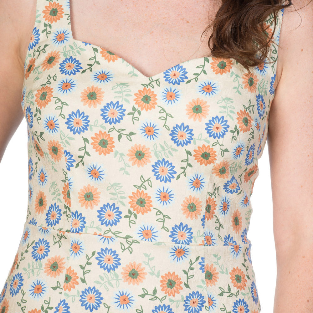 FLOWER POWER PENCIL DRESS