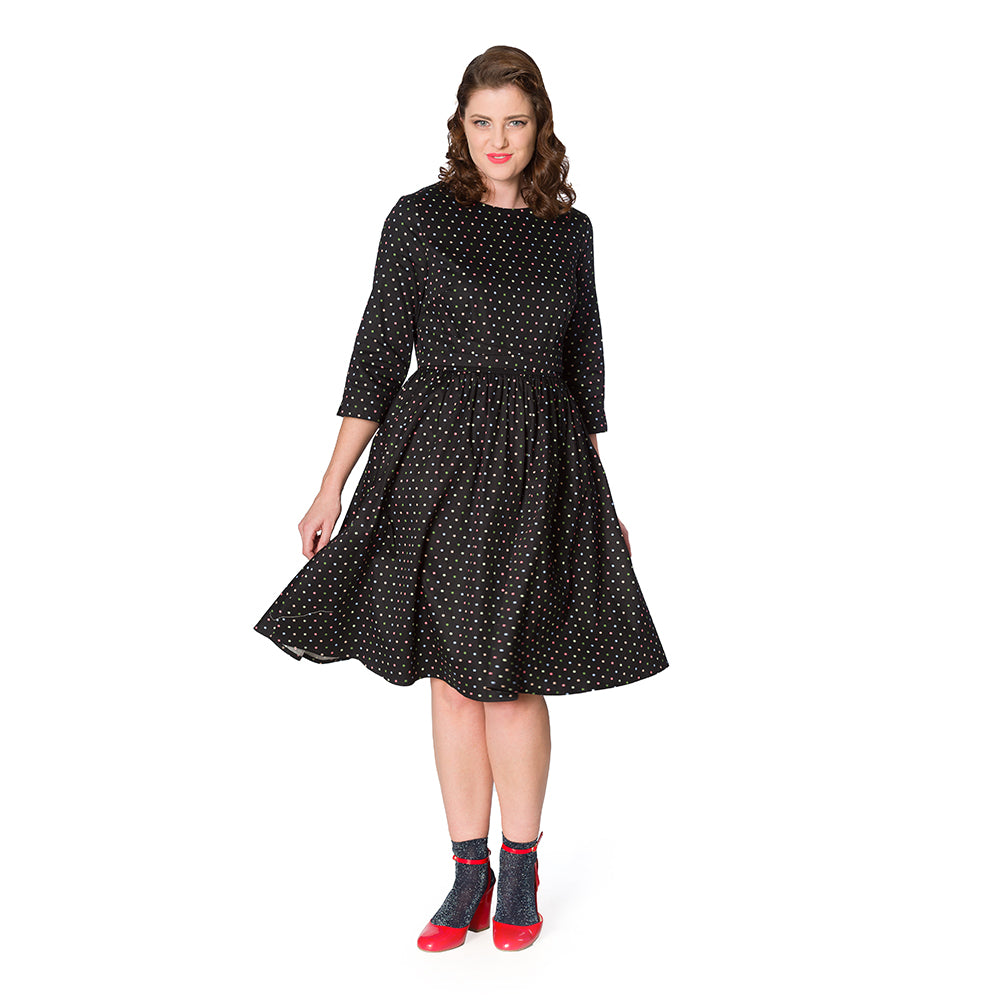 SPOT FLARE DRESS