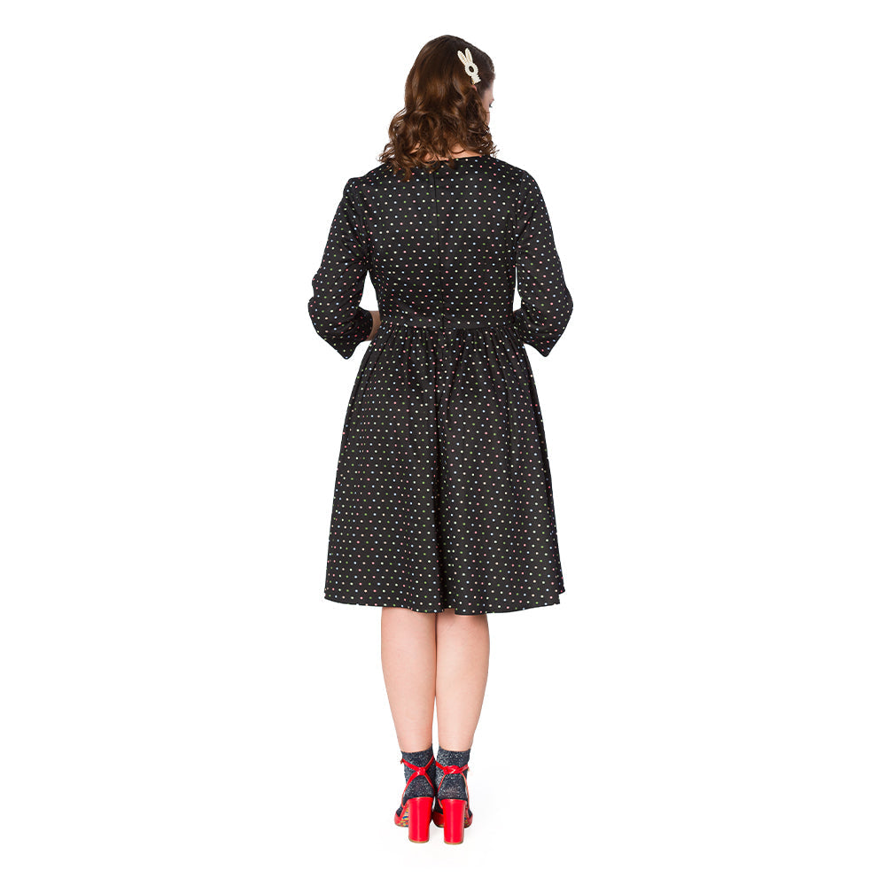SPOT FLARE DRESS