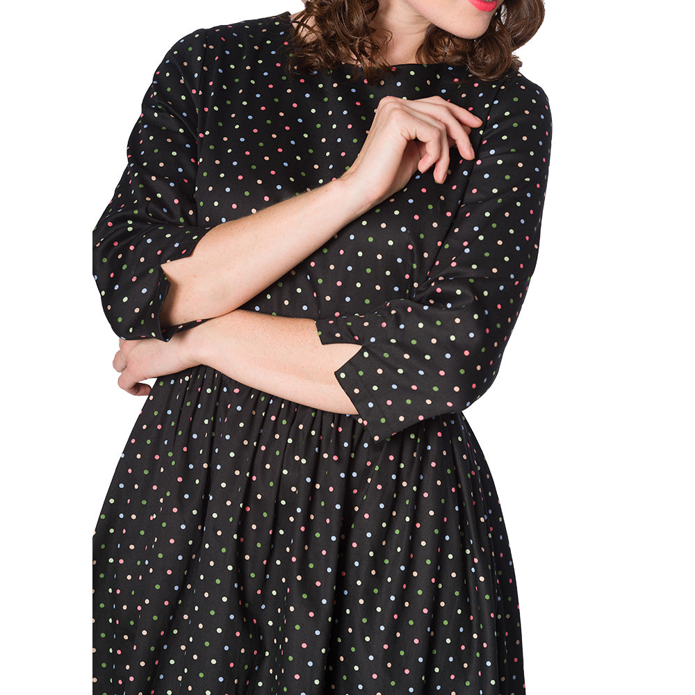 SPOT FLARE DRESS