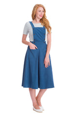 Banned Retro 1960's Book Smart Pinafore Adele Dress