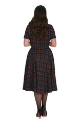 MERRY HOliveDAYS BUTTON COLLAR DRESS