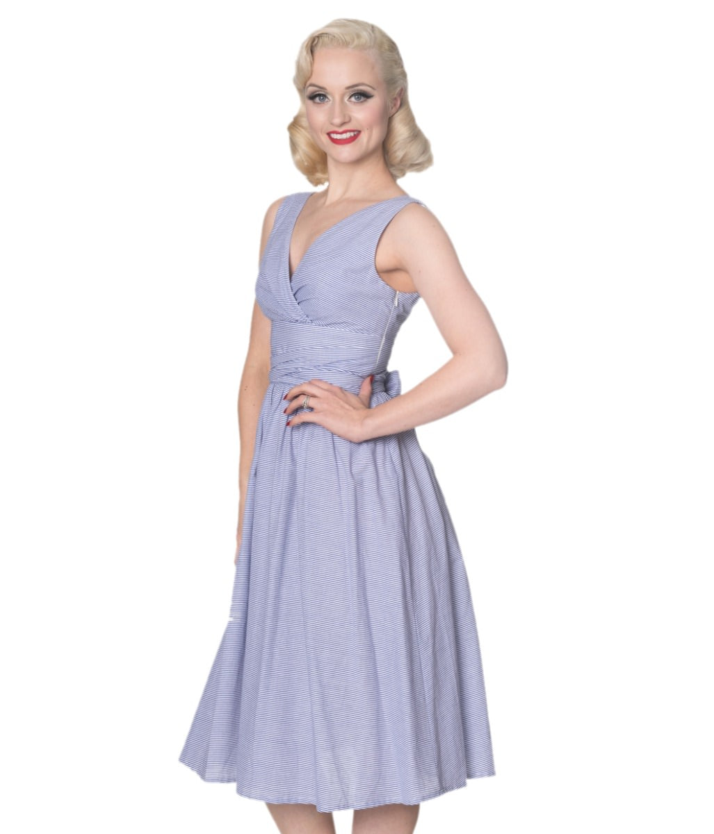 FRONT ROW WRAP DRESS