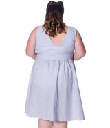 FRONT ROW WRAP DRESS