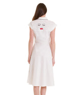 MODEL FACE LONG DRESS