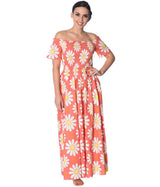CRAZY DAISY SMOCK DRESS