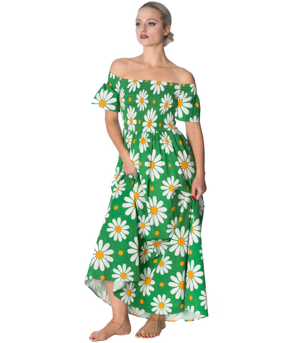 CRAZY DAISY SMOCK DRESS