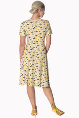 PALM SHADE WRAP DRESS