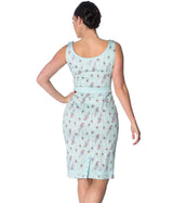 PEACOCK WIGGLE DRESS