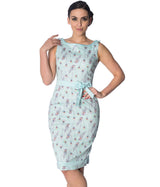 PEACOCK WIGGLE DRESS