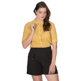 BOXY TEXTURED SHIRT