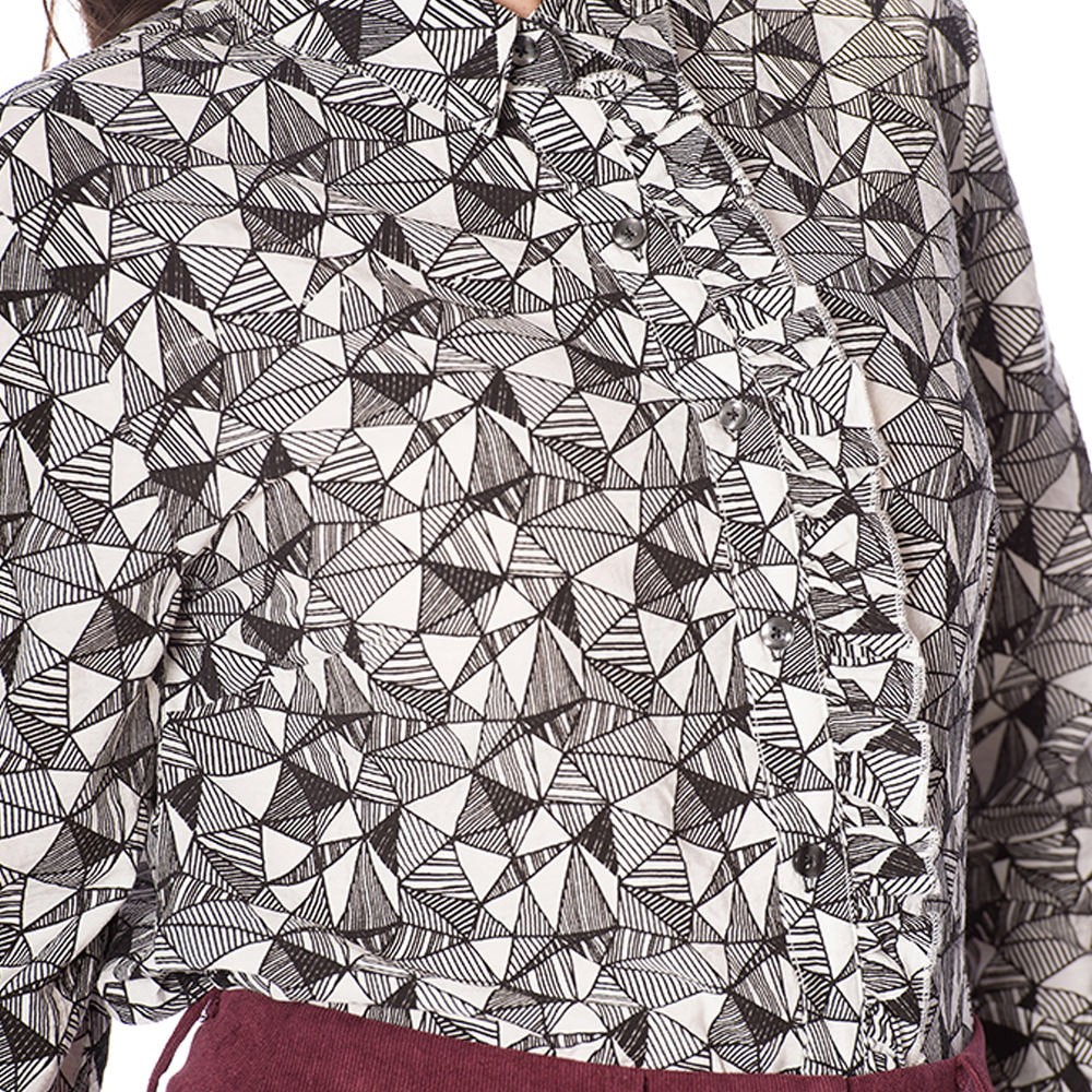FRILL ME JACQUARD SHIRT