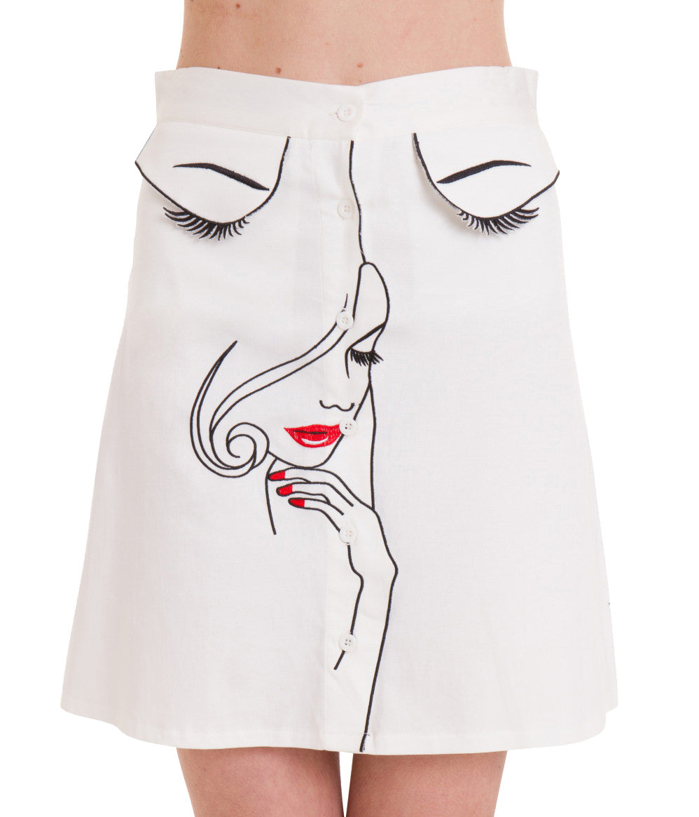 MODEL FACE SKIRT