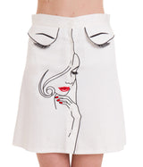 MODEL FACE SKIRT