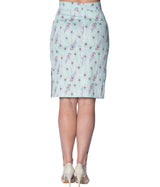 PEACOCK PENCIL SKIRT