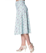 PEACOCK A-LINE SKIRT