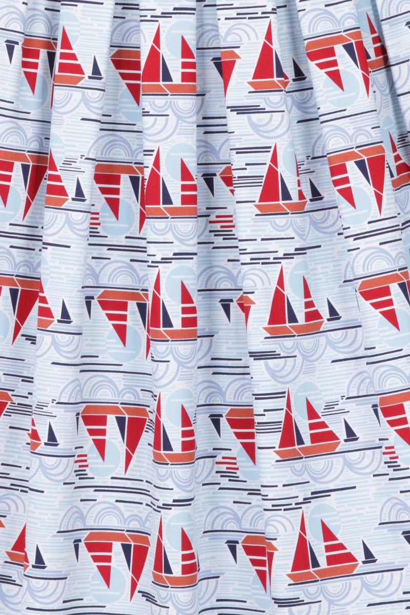 SAIL AWAY PLEAT SKIRT