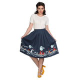 SUMMER SAIL PLEAT SKIRT
