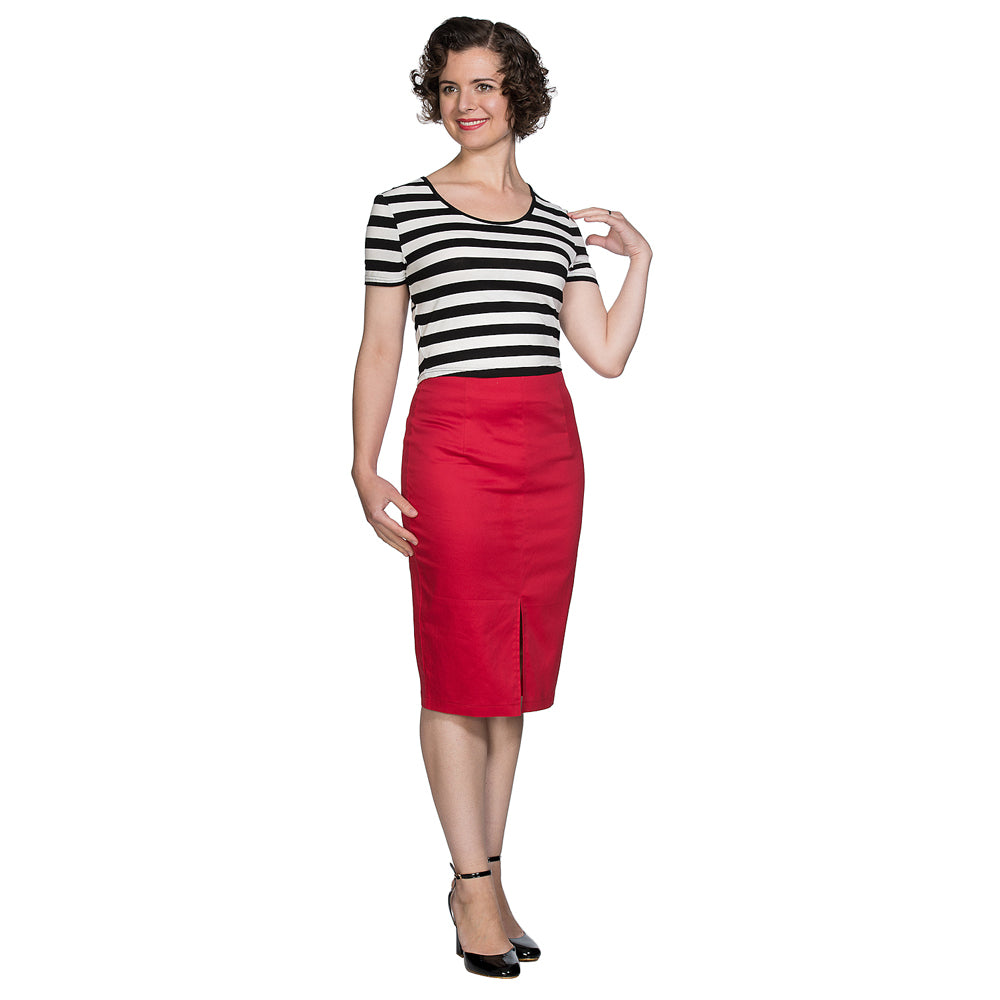 PLAIN PENCIL SKIRT