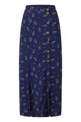 SPRING SPRIG PRINT LONG LINE  SKIRT