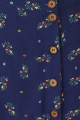 SPRING SPRIG PRINT LONG LINE  SKIRT