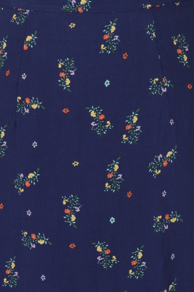 SPRING SPRIG PRINT LONG LINE  SKIRT