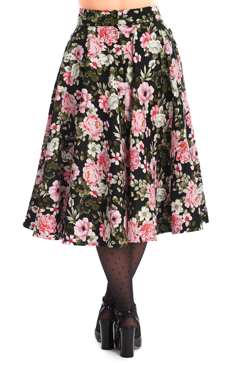 PINK BLOOM SWING SKIRT