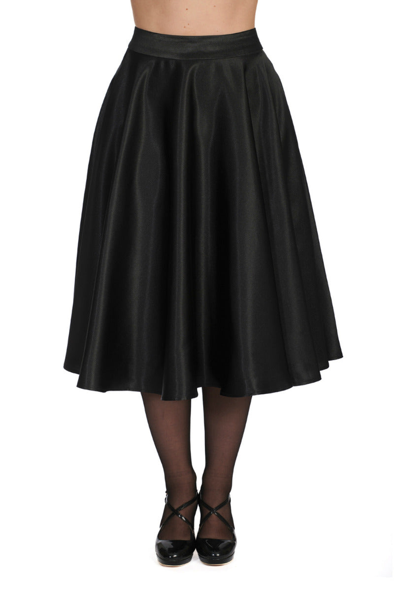 HAZEL SATIN SPARKLE SKIRT