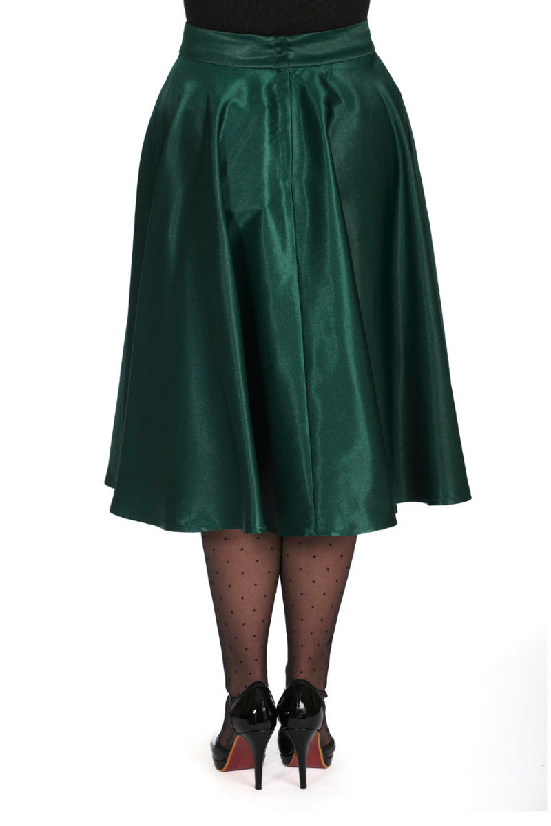 HAZEL SATIN SPARKLE SKIRT