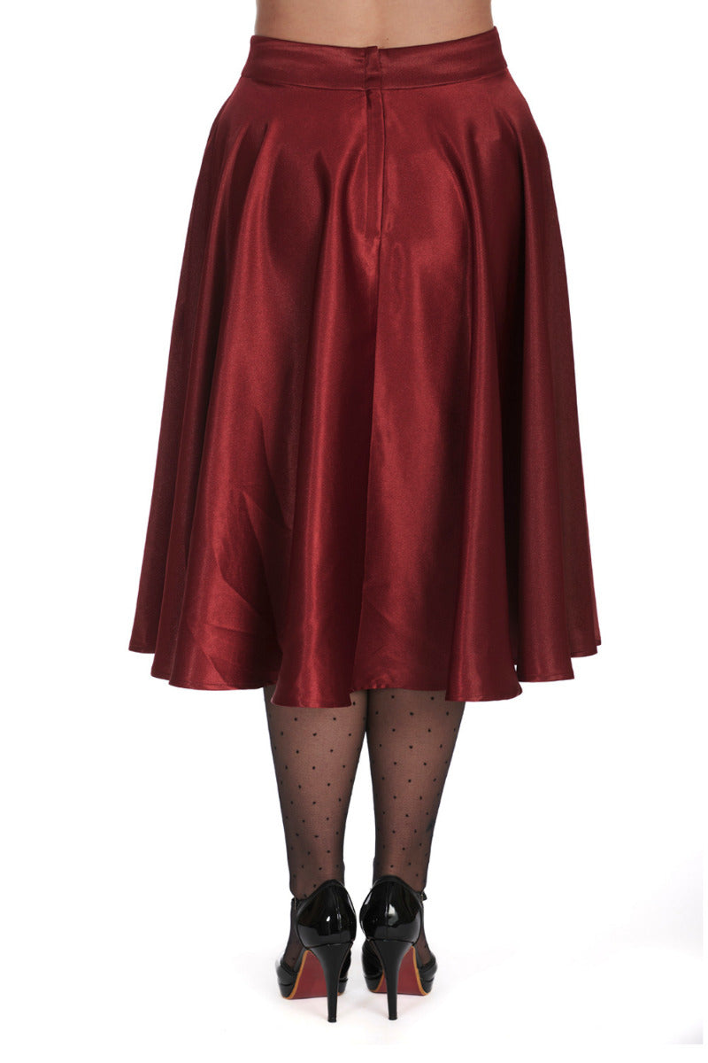 HAZEL SATIN SPARKLE SKIRT