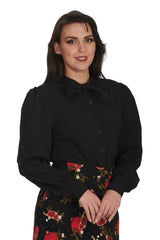 SPOT TEXTURE BLOUSE