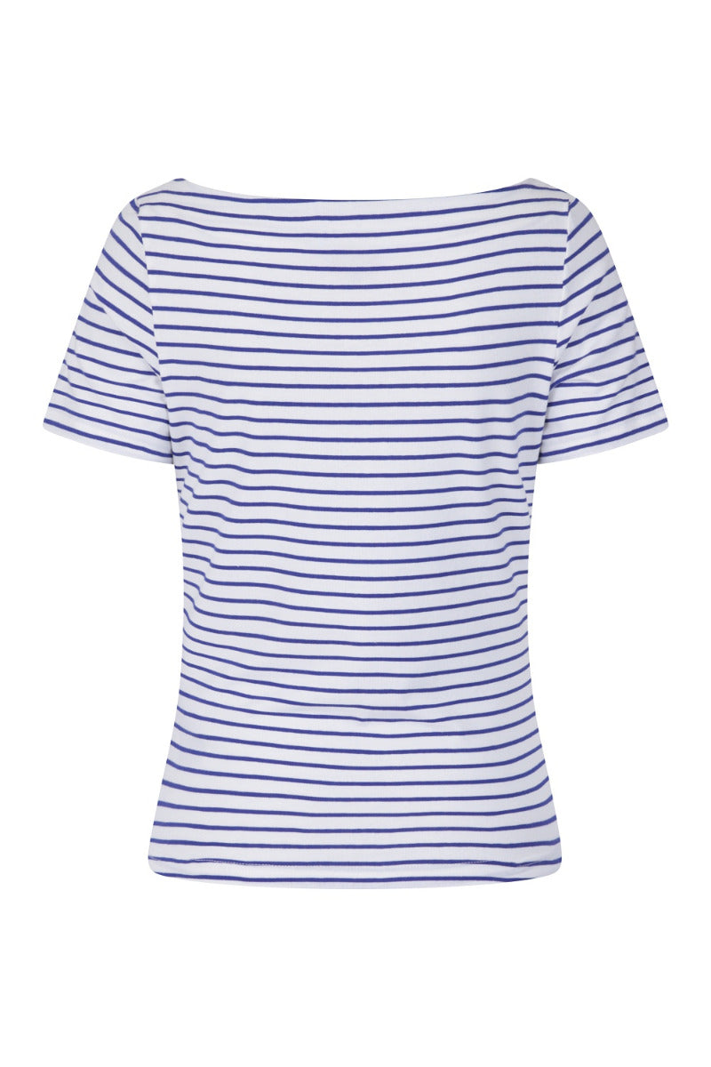 Banned Retro 1950's Italy Sail Nautical Rockabilly Stripe Vintage Dorothy Top