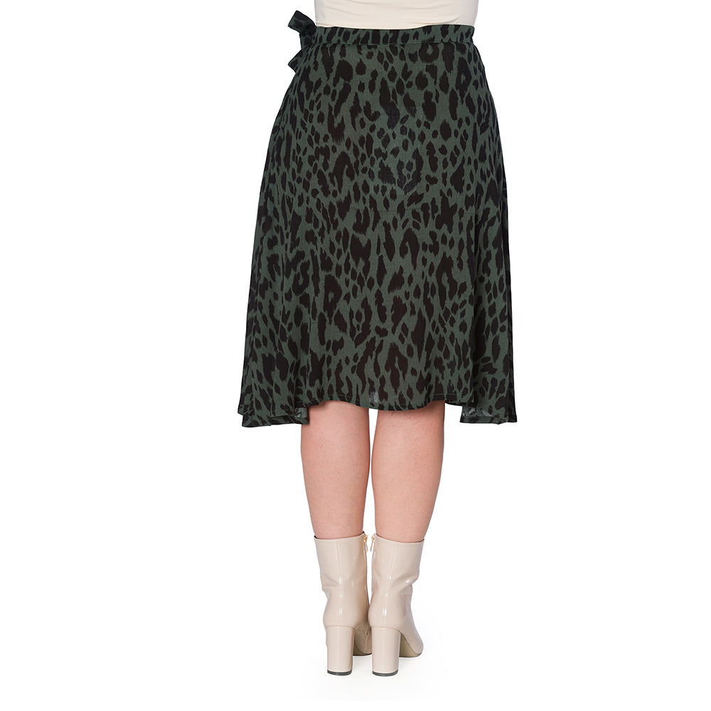 NEW YORK LOFT LEOPARD SKIRT