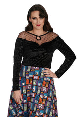 VELVET BAT TOP
