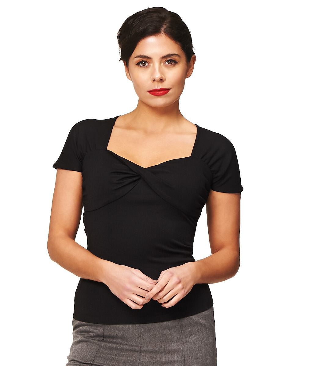 SHE WHO DARES TOP Black