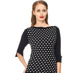 CHARMING HEART KNIT TOP