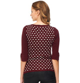 CHARMING HEART KNIT TOP