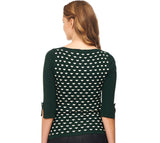 CHARMING HEART KNIT TOP
