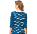 CHARMING HEART KNIT TOP