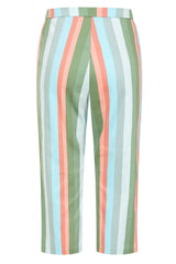 Esme Lollipop stripes capri Multicolor