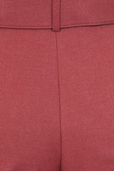 Banned Joanna 40s Wide Leg Trousers - Vintage Style Belted Comfort Pants-Wash Burgundy