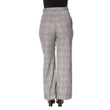 THE CLASSY 40s CHECK FLARE TROUSER
