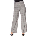 THE CLASSY 40s CHECK FLARE TROUSER
