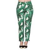 TROPICAL LEAVES TROUSER