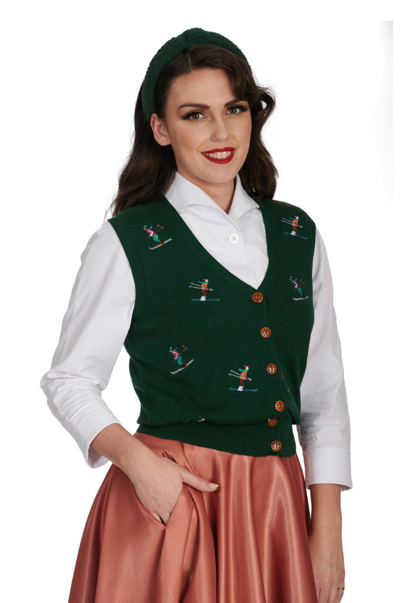 SKI SNOW KNIT WAISTCOAT