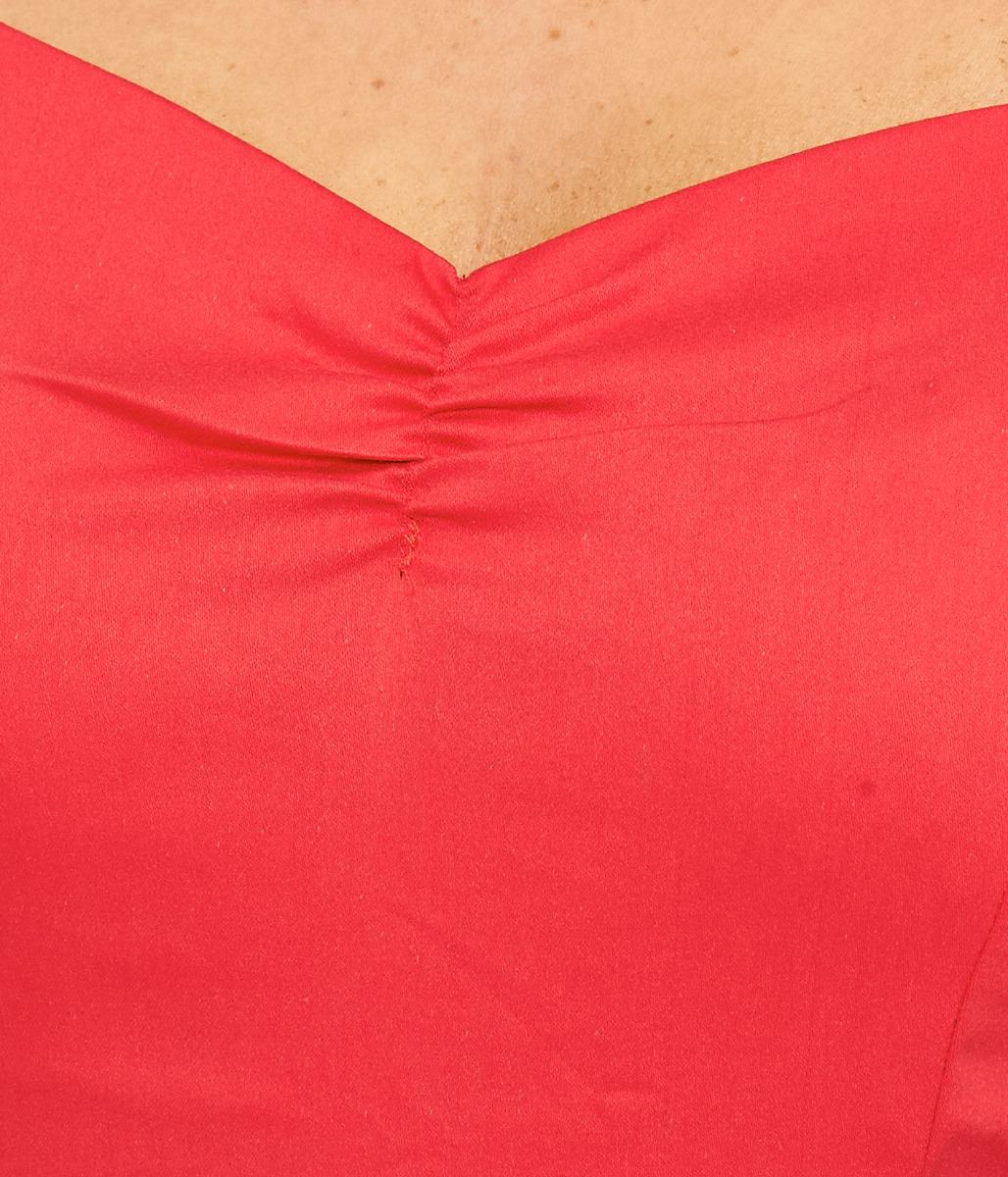 Banned Retro Winnie Off Shoulder Vintage Top Red