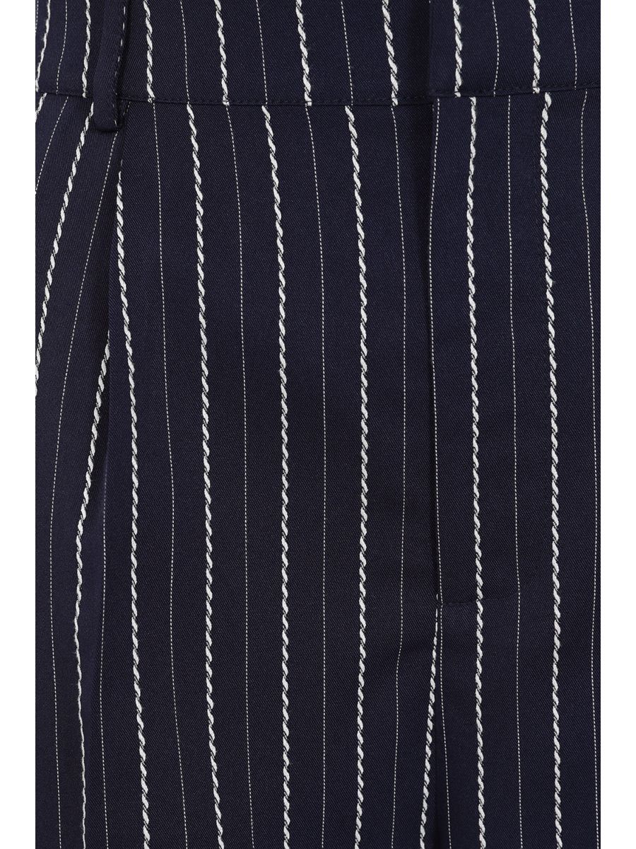 MARTHA SAIL STRIPE TROUSER Navy