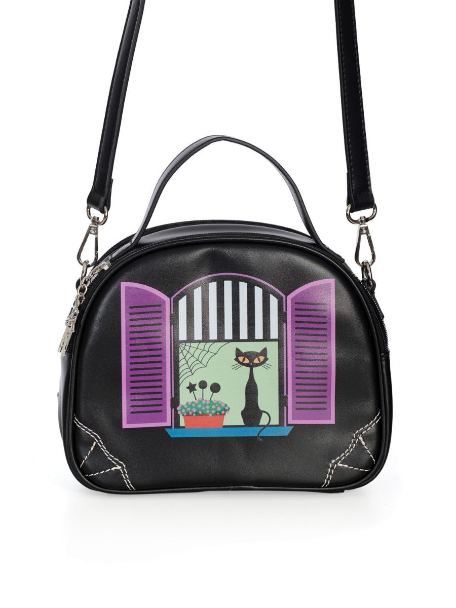 WINDOW CAT SHOULDER BAG