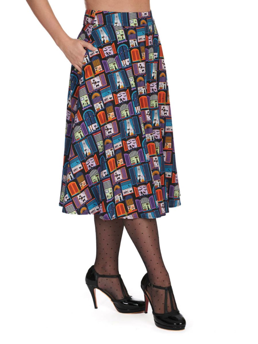 WINDOW CAT SWING SKIRT