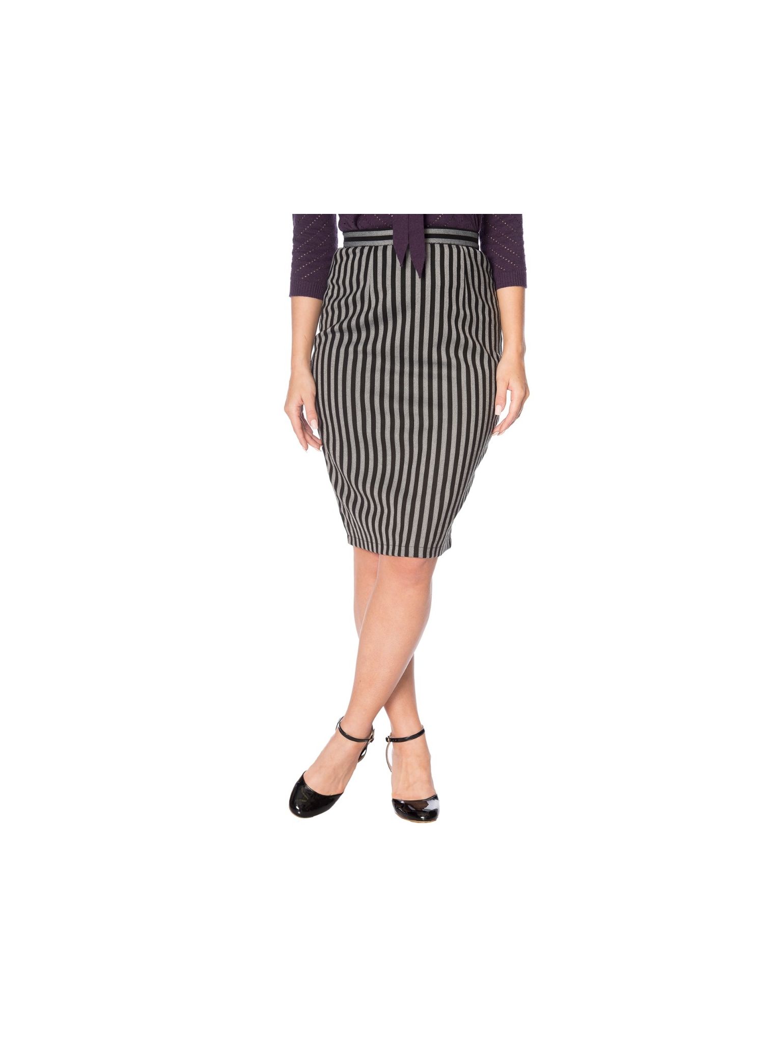 Grey lined 2025 pencil skirt